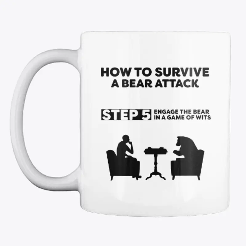 How To Survive A Bear Attack Coffee Mug